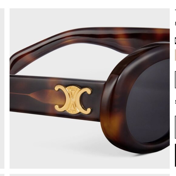 Celine Triomphe 01 Sunglasses in Acetate - Picture 2 of 7